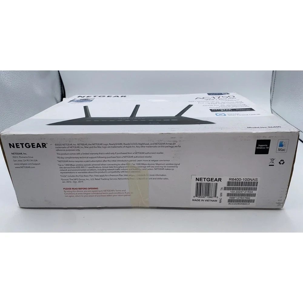 Netgear AC1750 R6400v2 - Picture 3 of 11